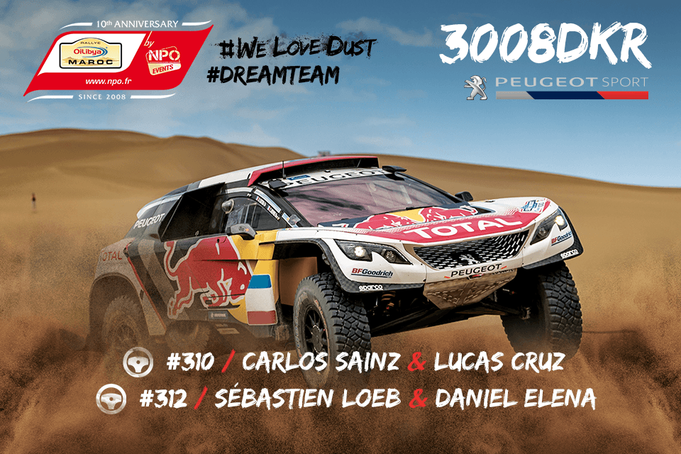 Los Peugeot 3008DKR, listos para un nuevo desafío en Marruecos Los Peugeot 3008DKR, listos para un nuevo desafío en Marruecos