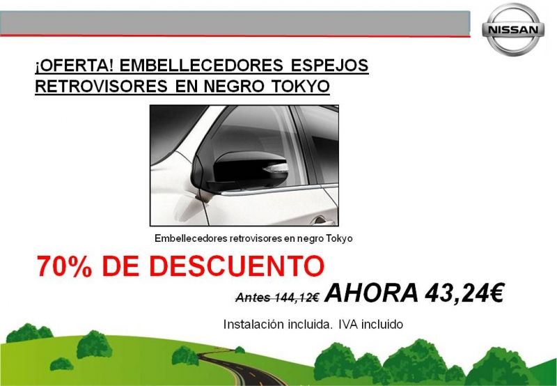 ¡OFERTA! EMBELLECEDORES PARA ESPEJOS RETROVISORES EN NEGRO TOKYO PARA EL NISSAN PULSAR - ¡¡¡¡¡70% DE DESCUENTO!!! ¡OFERTA! EMBELLECEDORES PARA ESPEJOS RETROVISORES EN NEGRO TOKYO PARA EL NISSAN PULSAR - ¡¡¡¡¡70% DE DESCUENTO!!!