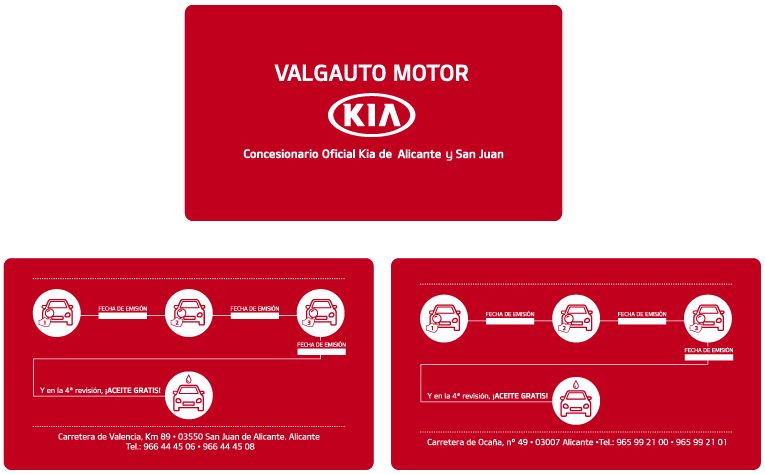 Nueva tarjeta de fidelidad taller Valgauto Motor Kia Alicante y San Juan Nueva tarjeta de fidelidad taller Valgauto Motor Kia Alicante y San Juan