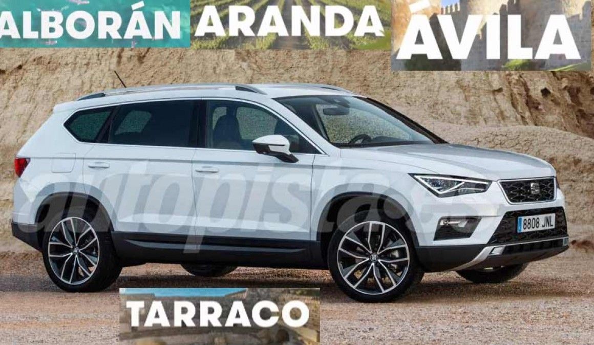 El SUV de Seat de hasta 7 plazas, a falta de una confirmación oficial, adoptará el nombre de Ávila, Alborán, Aranda o Tarraco. El SUV de Seat de hasta 7 plazas, a falta de una confirmación oficial, adoptará el nombre de Ávila, Alborán, Aranda o Tarraco.