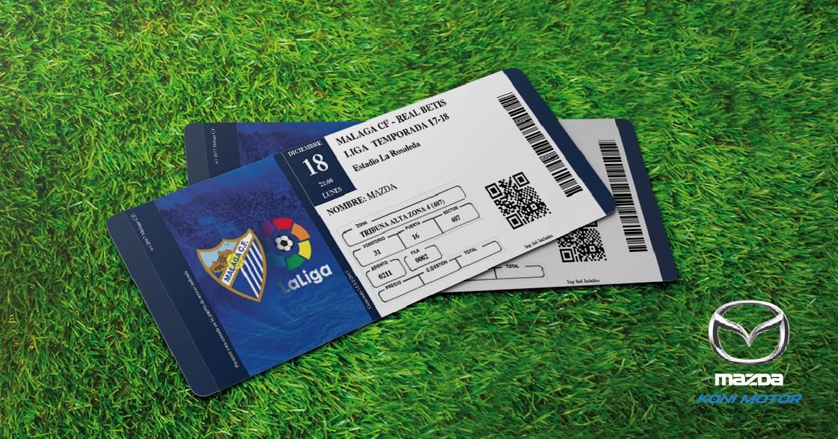 Sorteamos dos entradas dobles para el partido Málaga - Betis en la Rosaleda Sorteamos dos entradas dobles para el partido Málaga - Betis en la Rosaleda