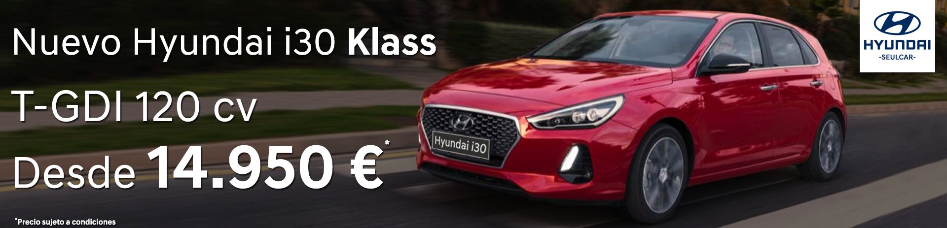 Llévate un Hyundai i30 Nuevo T-GDI de 120 cv Llévate un Hyundai i30 Nuevo T-GDI de 120 cv