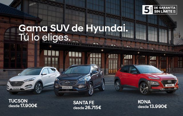 Descubre la gama SUV de Hyundai Descubre la gama SUV de Hyundai