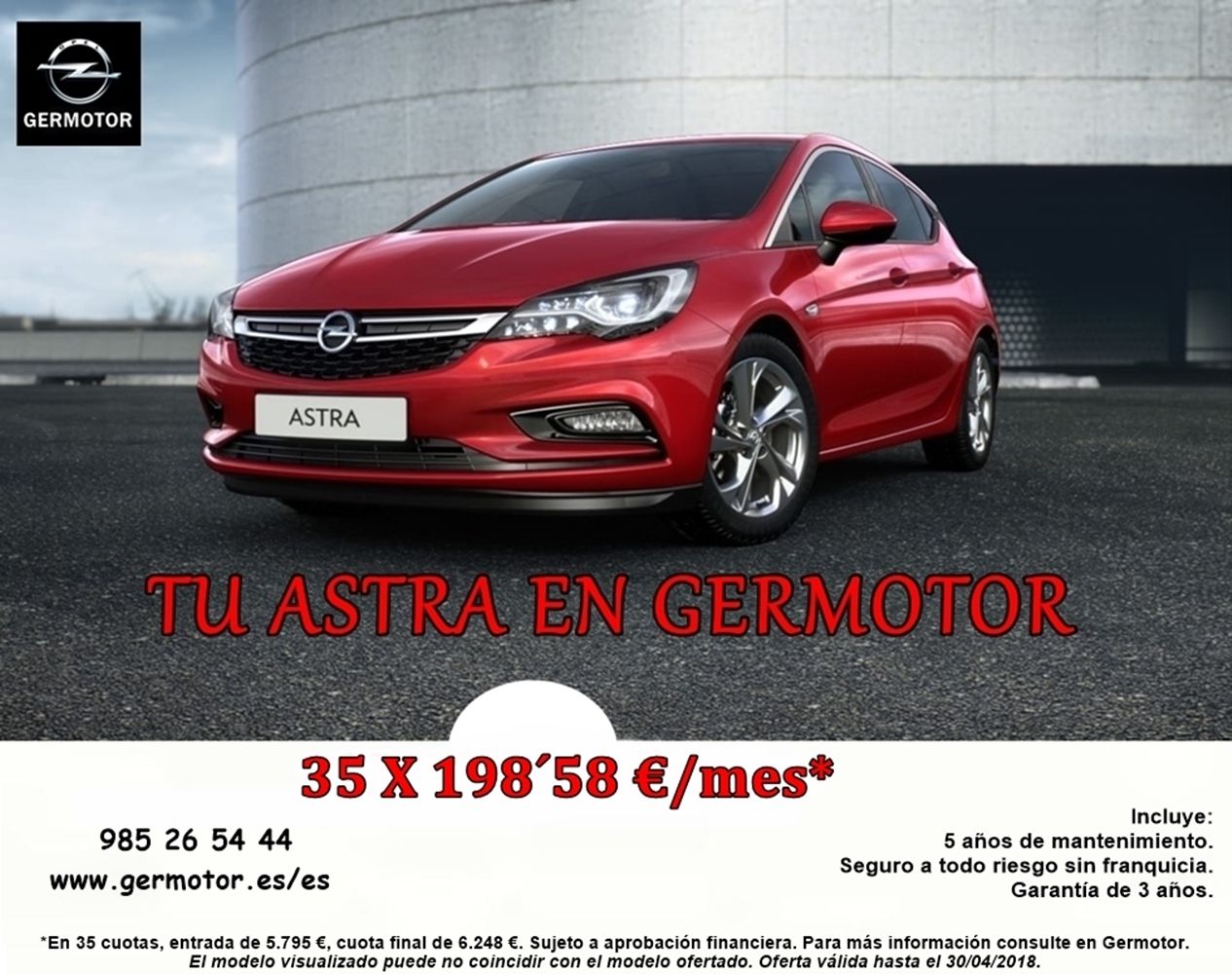 ¡¡TU ASTRA EN GERMOTOR!! ¡¡TU ASTRA EN GERMOTOR!!