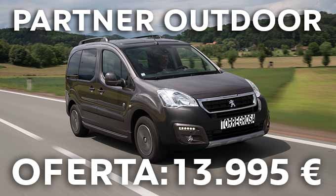 PEUGEOT PARTNER OUTDOOR POR 13.995 €. PEUGEOT PARTNER OUTDOOR POR 13.995 €.
