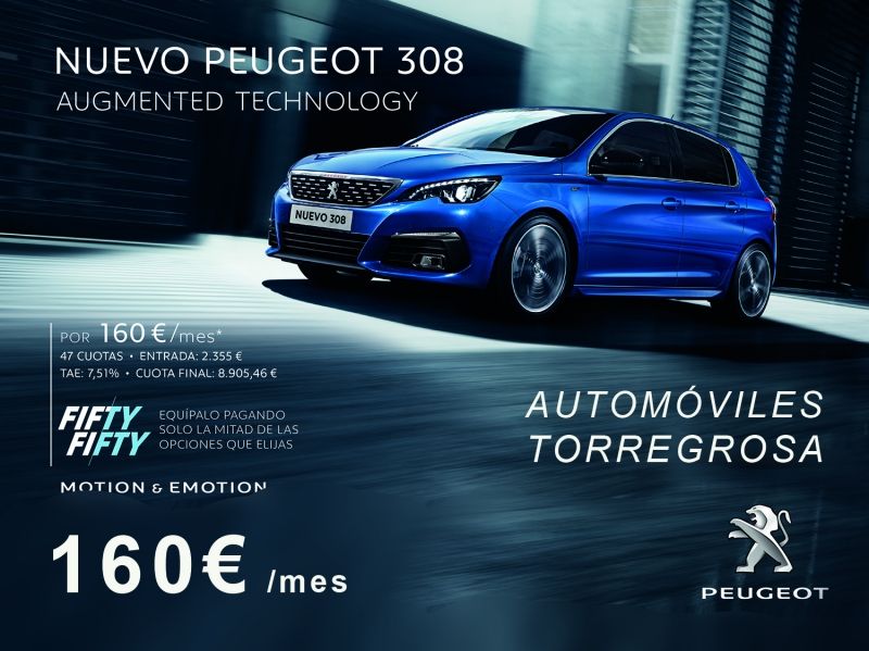 NUEVO PEUGEOT 308 P0R 160€/ MES NUEVO PEUGEOT 308 P0R 160€/ MES