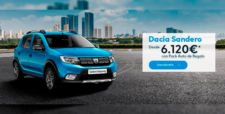 Dacia Sandero con Pack Auto de Regalo Dacia Sandero con Pack Auto de Regalo