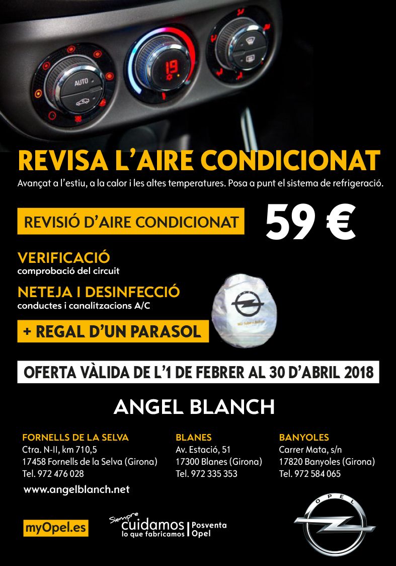 REVISIÓ D'AIRE CONDICIONAT REVISIÓ D'AIRE CONDICIONAT