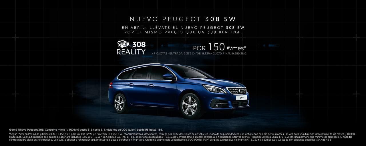 En Abril, llévate un Peugeot 308 por 150 euros al mes en Automóviles Dimolk, Carballo, A Coruña En Abril, llévate un Peugeot 308 por 150 euros al mes en Automóviles Dimolk, Carballo, A Coruña