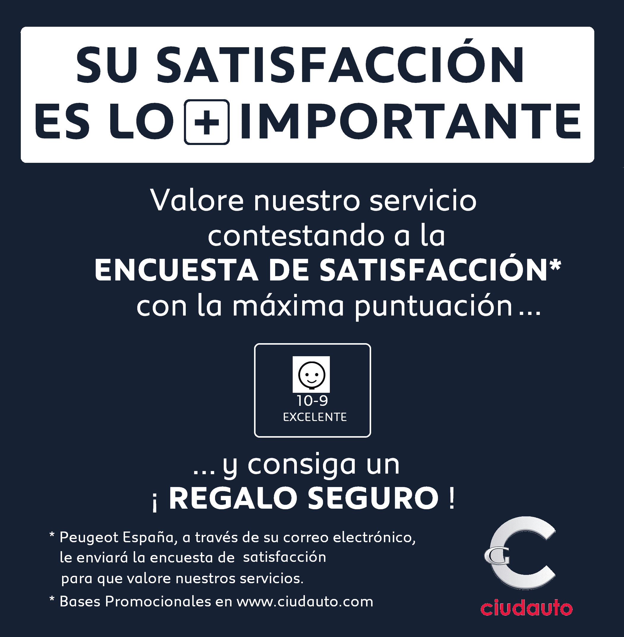 SU SATISFACCIÓN ES LO + IMPORTANTE SU SATISFACCIÓN ES LO + IMPORTANTE