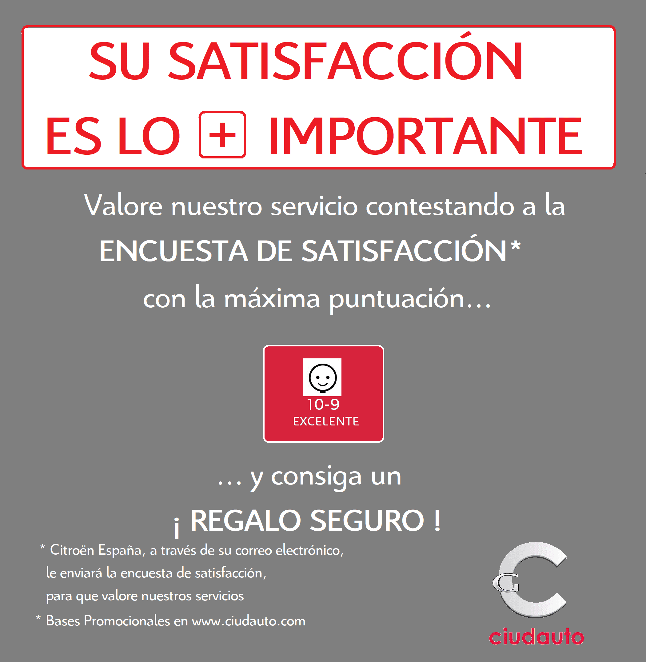 SU SATISFACCIÓN ES LO + IMPORTANTE SU SATISFACCIÓN ES LO + IMPORTANTE