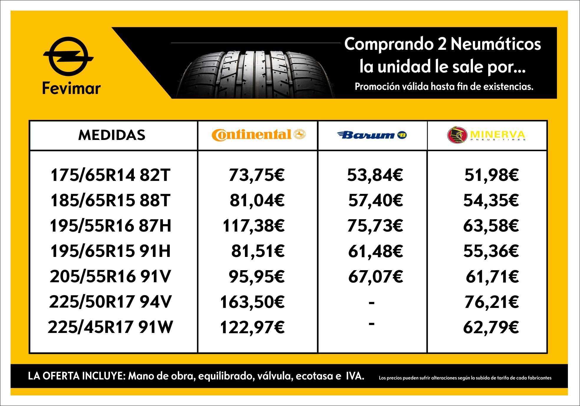 Cambia tus neumáticos en buenas manos Cambia tus neumáticos en buenas manos