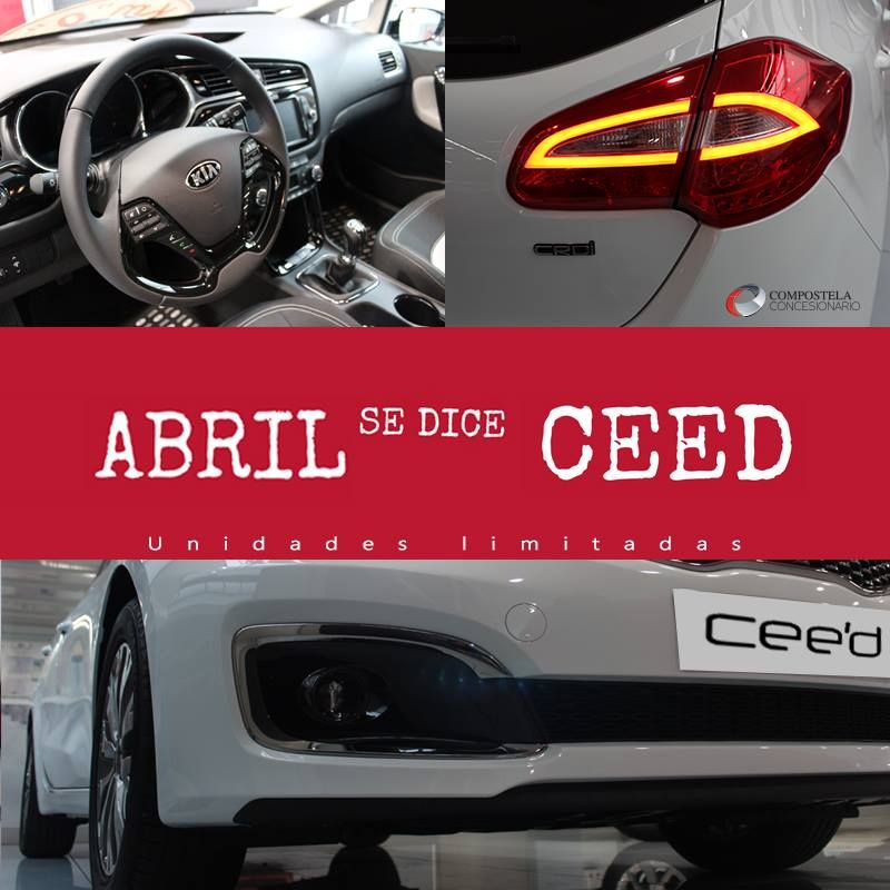 Abril se dice CEED. ¿No te lo crees? ven a Compostela Concesionario y verás. Abril se dice CEED. ¿No te lo crees? ven a Compostela Concesionario y verás.
