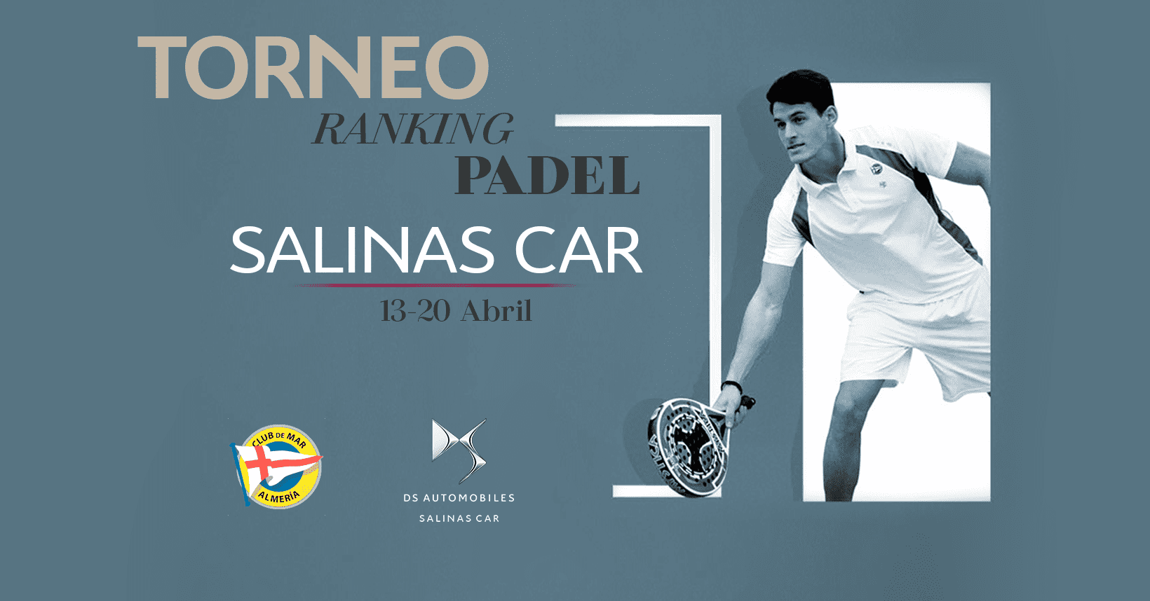 DS Salinas Car patrocinador oficial del II Ranking Pádel del Club de Mar Almería DS Salinas Car patrocinador oficial del II Ranking Pádel del Club de Mar Almería
