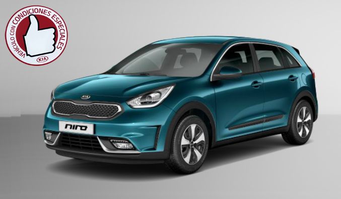 Kia Niro 1.6 HEV Concept (compatible con bola de remolque) por 19.700€* Kia Niro 1.6 HEV Concept (compatible con bola de remolque) por 19.700€*