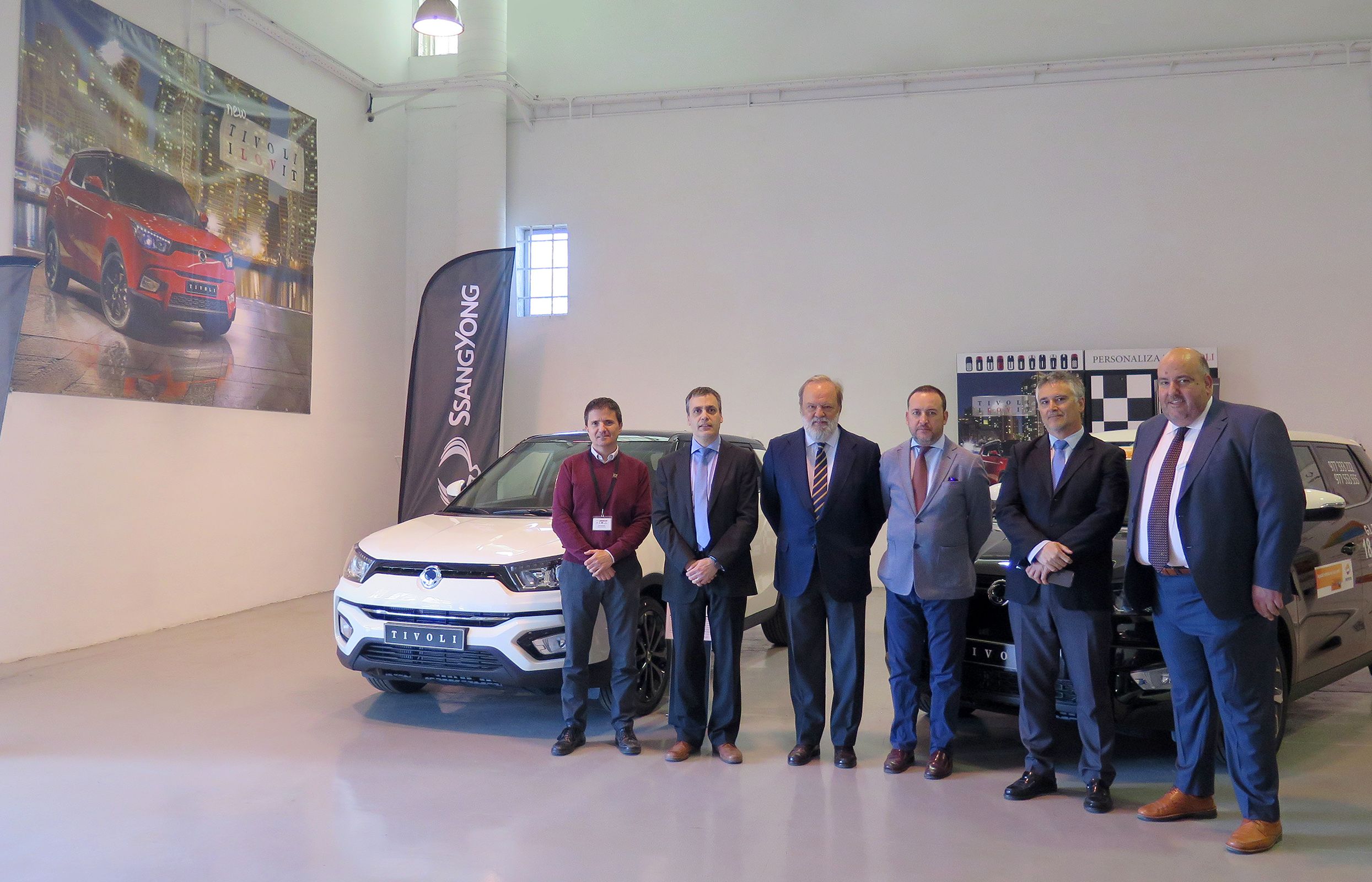 Visita del Presidente de SsangYong España, Don Pedro Cabeza Visita del Presidente de SsangYong España, Don Pedro Cabeza