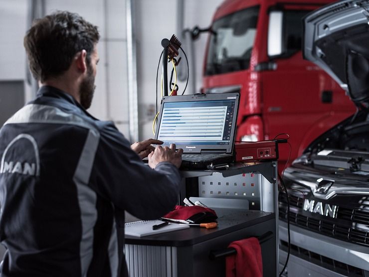 El camino hacia un taller digital: MAN Truck & Bus y Solera se asocian El camino hacia un taller digital: MAN Truck & Bus y Solera se asocian