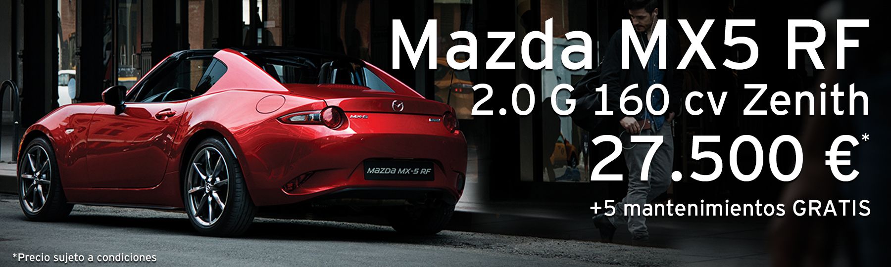 Mazda MX5 RF 2.0 G de 160 cv Soul Red Crystal Mazda MX5 RF 2.0 G de 160 cv Soul Red Crystal