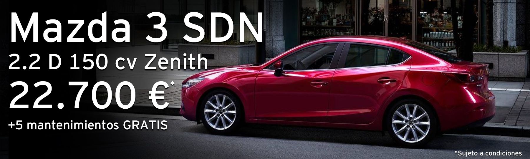 Mazda 3 Sedán 2.2 D 150 cv Zenith Mazda 3 Sedán 2.2 D 150 cv Zenith