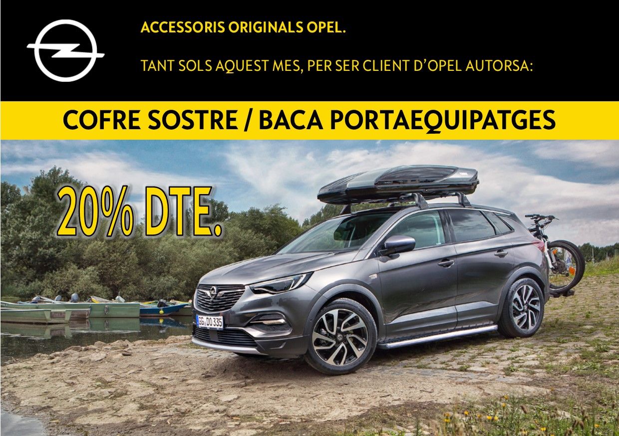 20% DTE. EN COFRES SOSTRE/BACA PORTAEQUIPATGES 20% DTE. EN COFRES SOSTRE/BACA PORTAEQUIPATGES