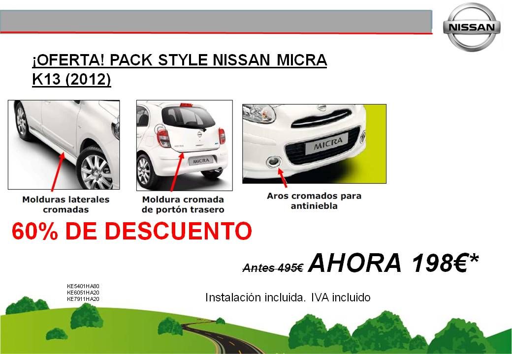 ¡OFERTA! PACK SYTLE PARA EL NUEVO MICRA - 198€ ¡OFERTA! PACK SYTLE PARA EL NUEVO MICRA - 198€