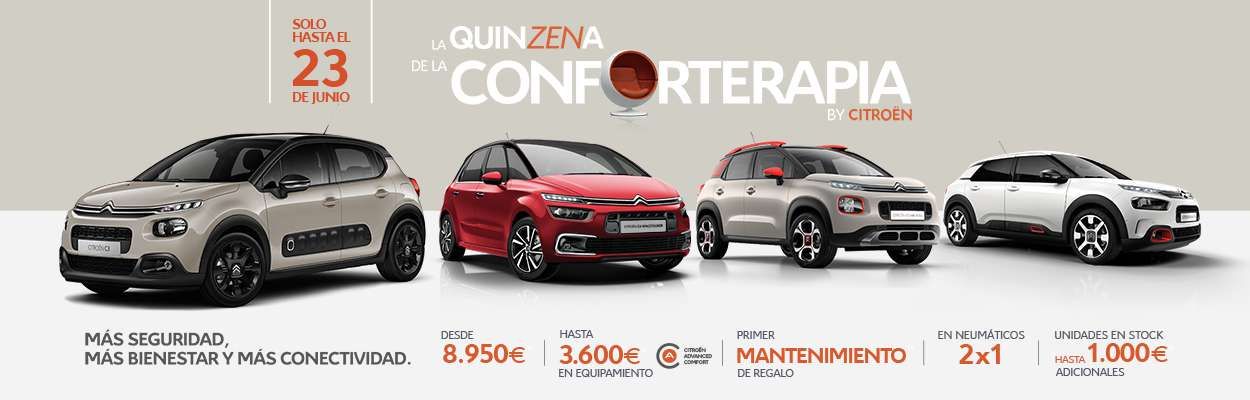 QUINZENA DE LA CONFORTERAPIA BY CITROËN; MÁS EXPERIENCIAS CITROËN ADVANCED COMFORT INSPIRADAS EN TI QUINZENA DE LA CONFORTERAPIA BY CITROËN; MÁS EXPERIENCIAS CITROËN ADVANCED COMFORT INSPIRADAS EN TI