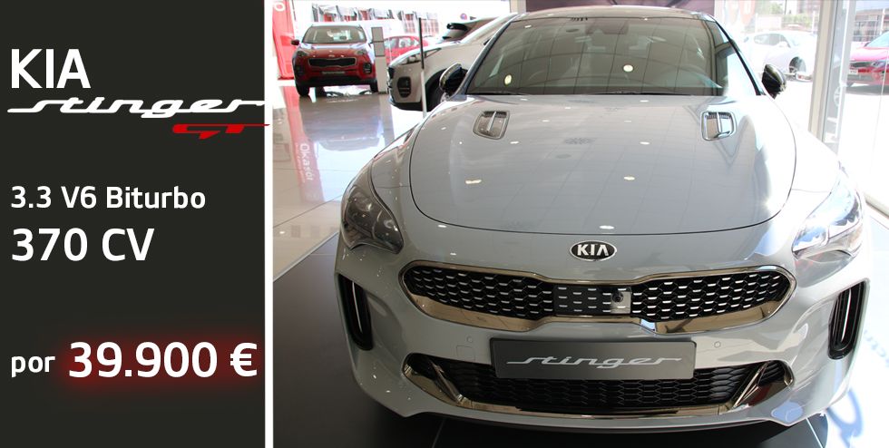 Kia Stinger GT 3.3 V6 Biturbo 370 cv Kia Stinger GT 3.3 V6 Biturbo 370 cv
