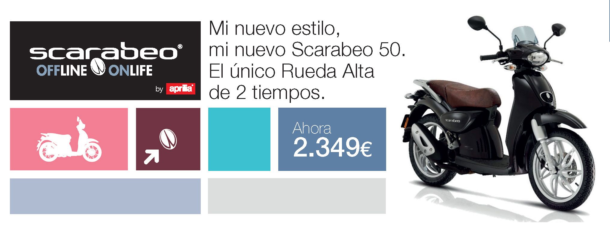NUEVA APRILIA SCARABEO 50 2T. E4 NUEVA APRILIA SCARABEO 50 2T. E4