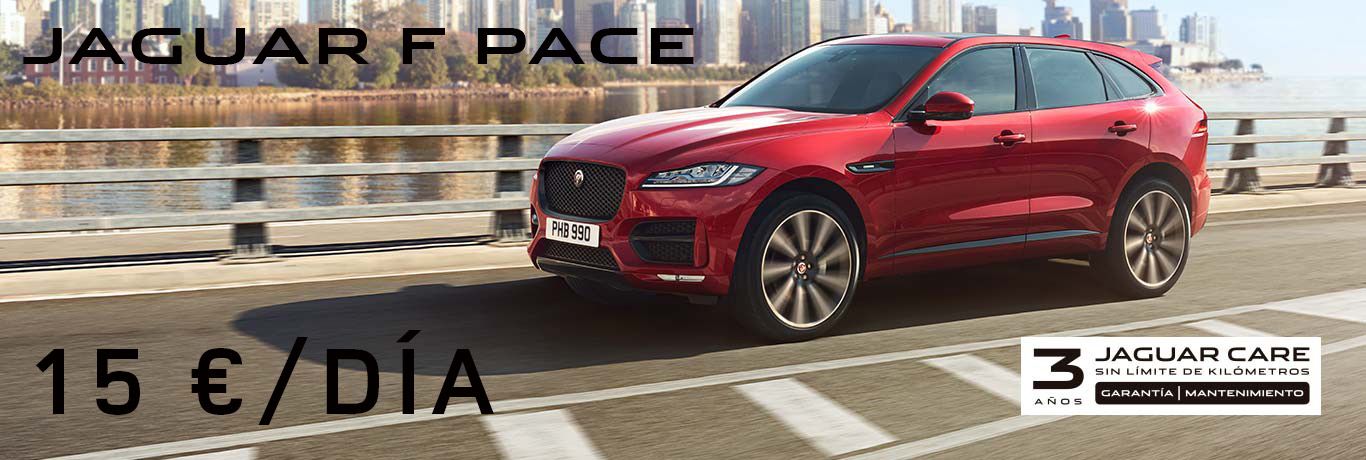 JAGUAR F PACE 15 € / DÍA JAGUAR F PACE 15 € / DÍA