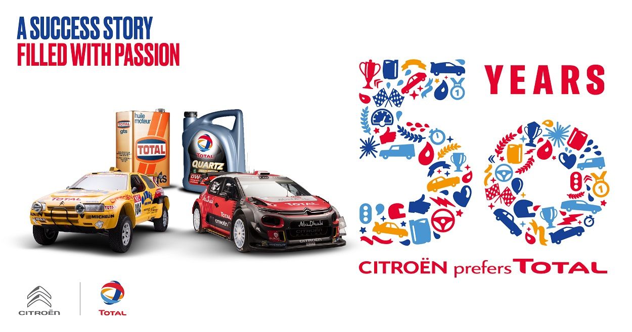 CITROËN Y TOTAL CELEBRAN 50 AÑOS DE COLABORACIÓN CITROËN Y TOTAL CELEBRAN 50 AÑOS DE COLABORACIÓN
