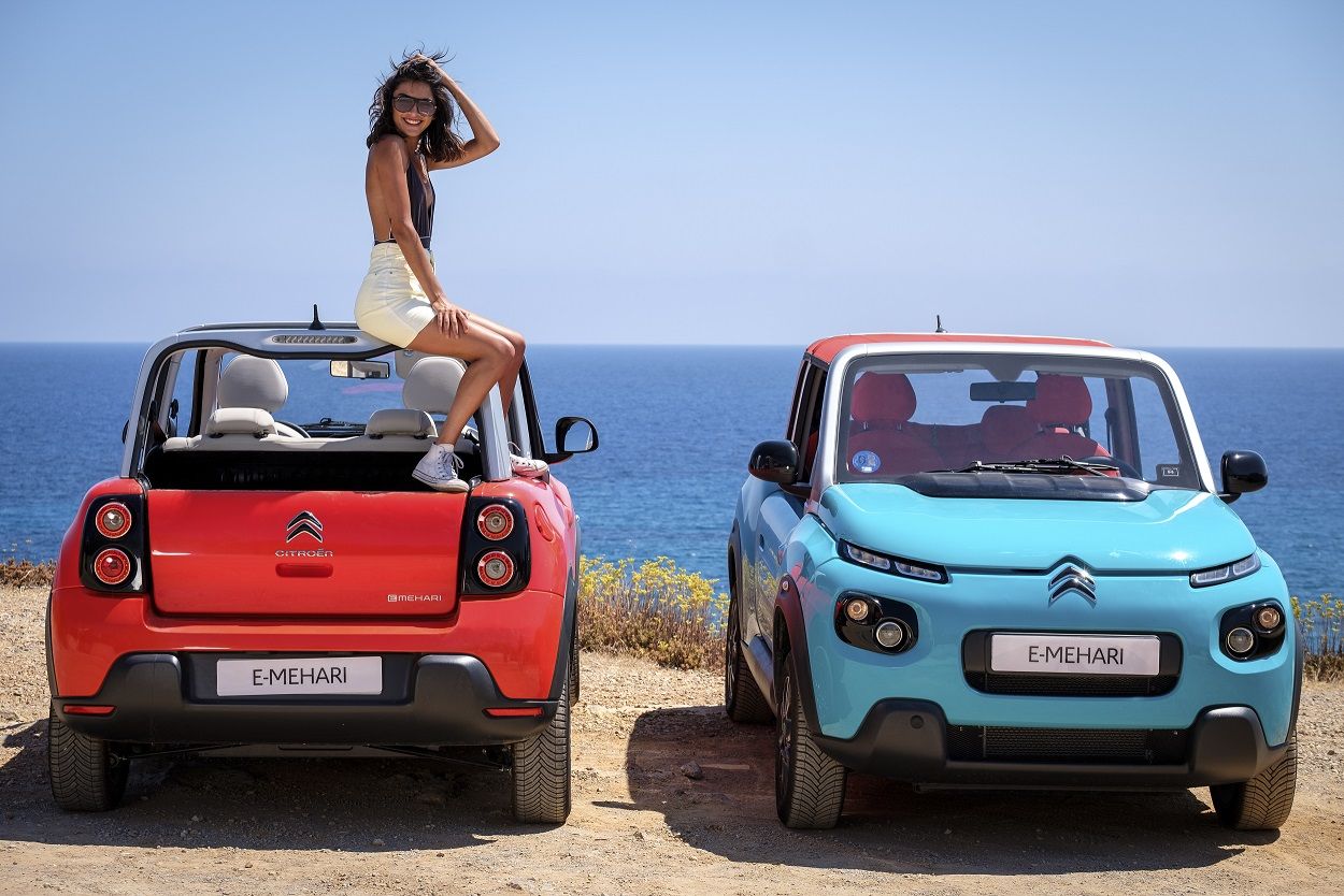 LA MODELO LUCÍA RIVERA ROMERO AMADRINA EL NUEVO CITROËN E-MEHARI EN IBIZA LA MODELO LUCÍA RIVERA ROMERO AMADRINA EL NUEVO CITROËN E-MEHARI EN IBIZA