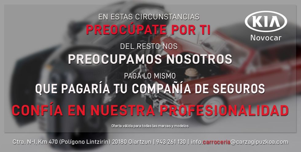 Grandes descuentos en tu Carrocería Oficial Kia Grandes descuentos en tu Carrocería Oficial Kia