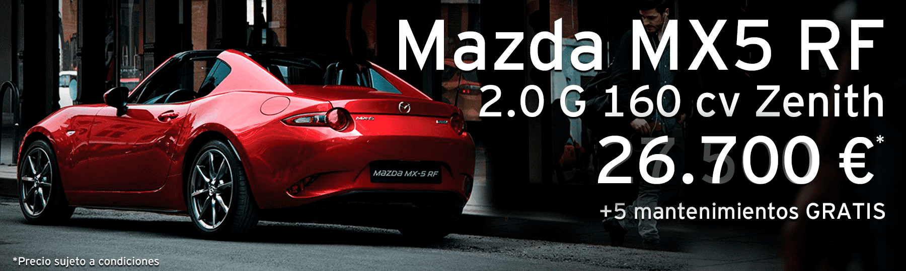 Mazda MX5 RF 2.0 G de 160 cv Soul Red Crystal Mazda MX5 RF 2.0 G de 160 cv Soul Red Crystal