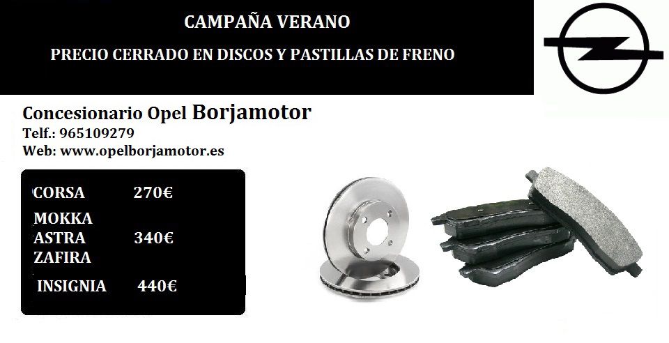 Precio cerrado en Pastillas y Discos Precio cerrado en Pastillas y Discos
