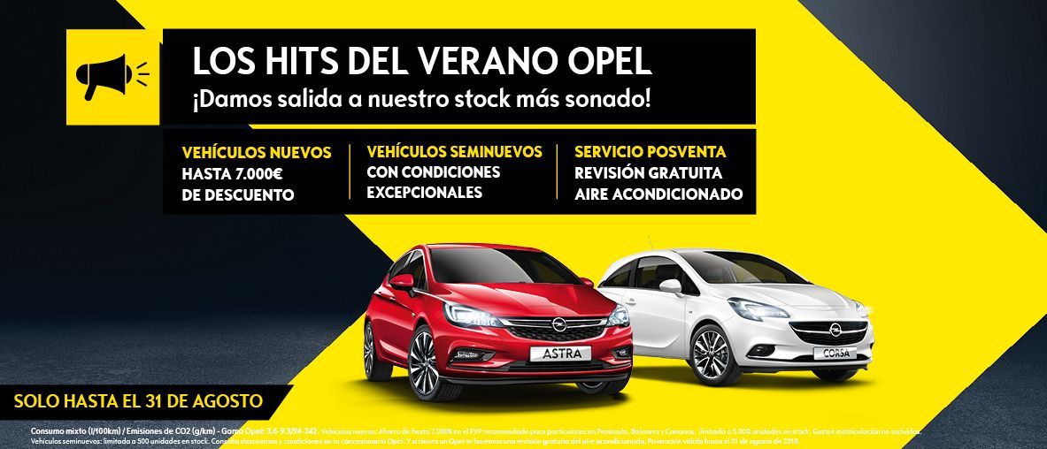 YA ESTÁN AQUÍ LOS HITS DEL VERANO DE GERMOTOR OPEL!!! YA ESTÁN AQUÍ LOS HITS DEL VERANO DE GERMOTOR OPEL!!!