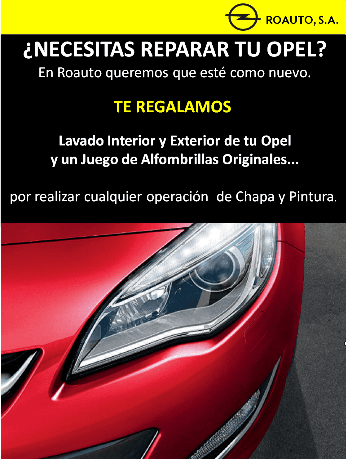 ¿NECESITAS REPARAR TU OPEL? ¿NECESITAS REPARAR TU OPEL?