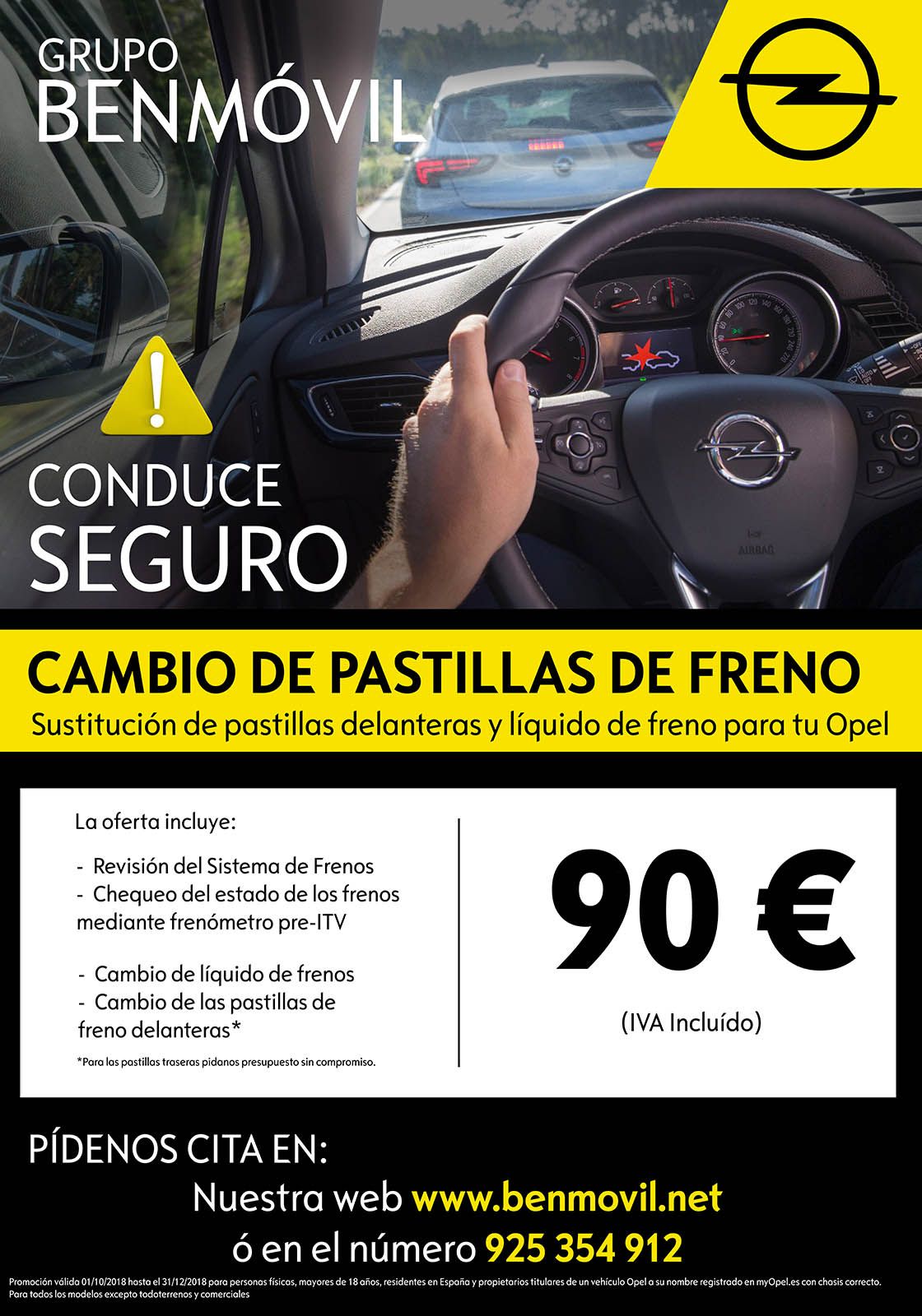 CONDUCE SEGURO, REVISA EL SISTEMA DE FRENADO CONDUCE SEGURO, REVISA EL SISTEMA DE FRENADO