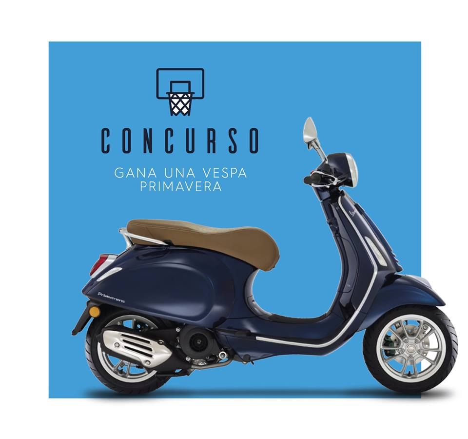 Concursa para conseguir dos entradas para ver el partido de Coviran Granada, y entra en el sorteo de una Vespa Primavera Concursa para conseguir dos entradas para ver el partido de Coviran Granada, y entra en el sorteo de una Vespa Primavera