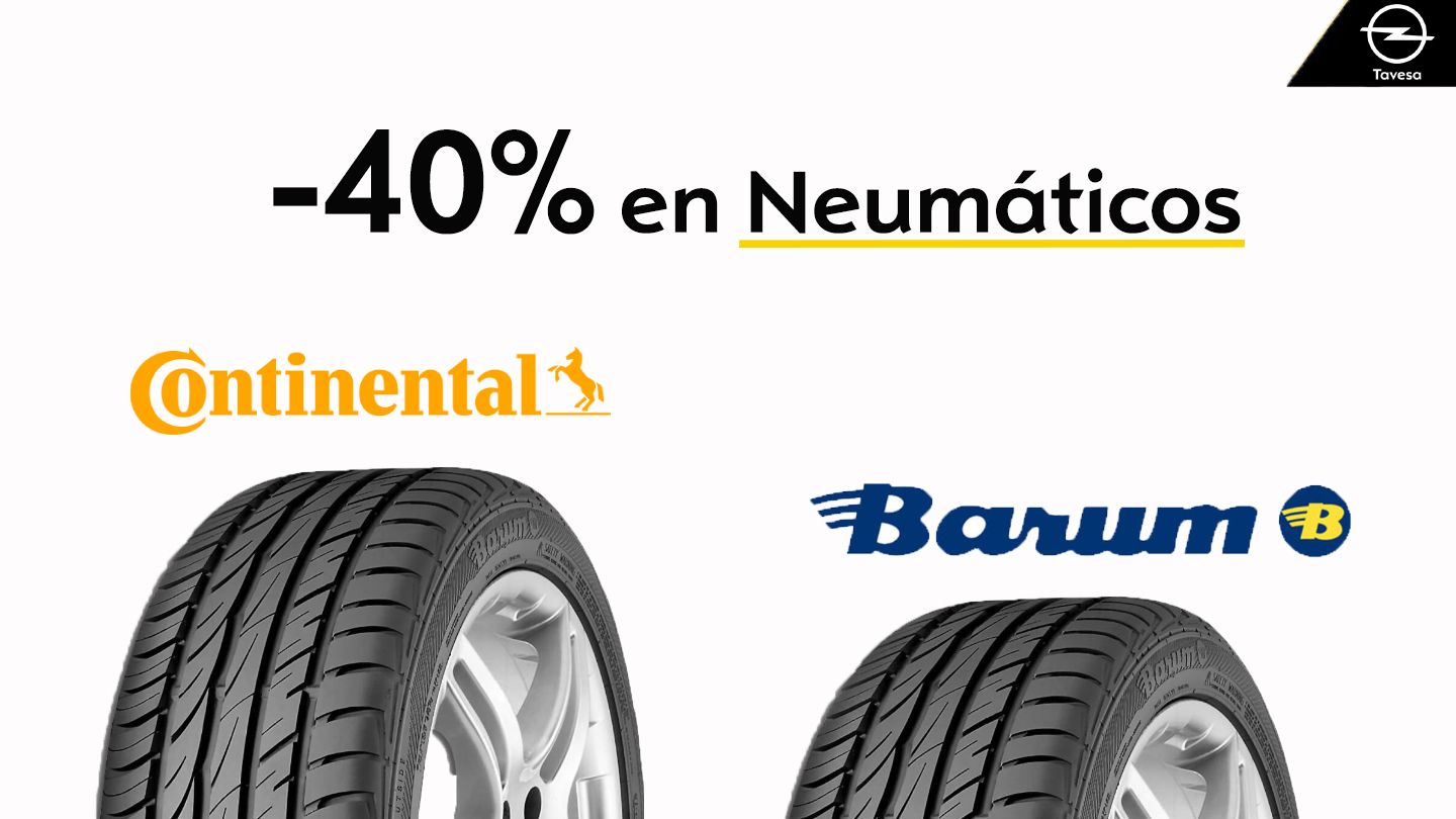 Oferta Especial -40% en Neumáticos Oferta Especial -40% en Neumáticos