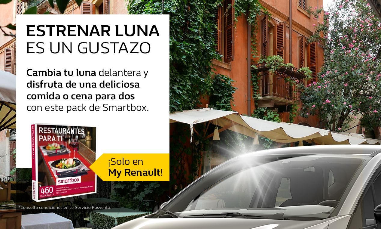 Con MY RENAULT estrenar luna es un GUSTAZO Con MY RENAULT estrenar luna es un GUSTAZO