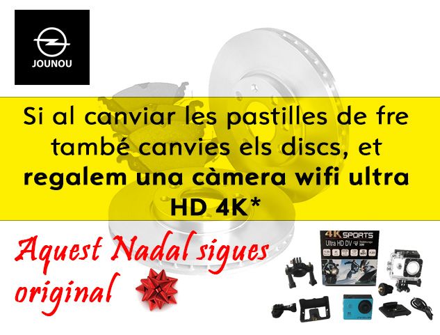 Canvi de pastilles de fre + canvi de discs: regal segur! Canvi de pastilles de fre + canvi de discs: regal segur!