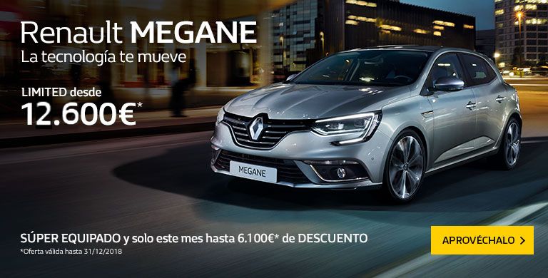Renault MEGANE hasta 31/12 Renault MEGANE hasta 31/12