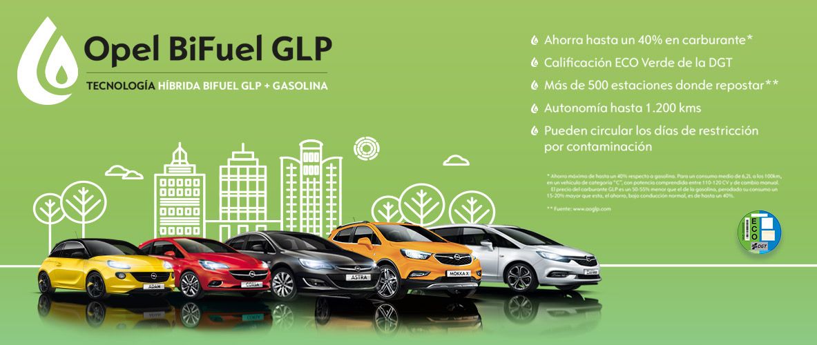 Tenemos un plan para ti: Opel de GLP cuenta con menos gastos, etiqueta ECO y más autonomía Tenemos un plan para ti: Opel de GLP cuenta con menos gastos, etiqueta ECO y más autonomía