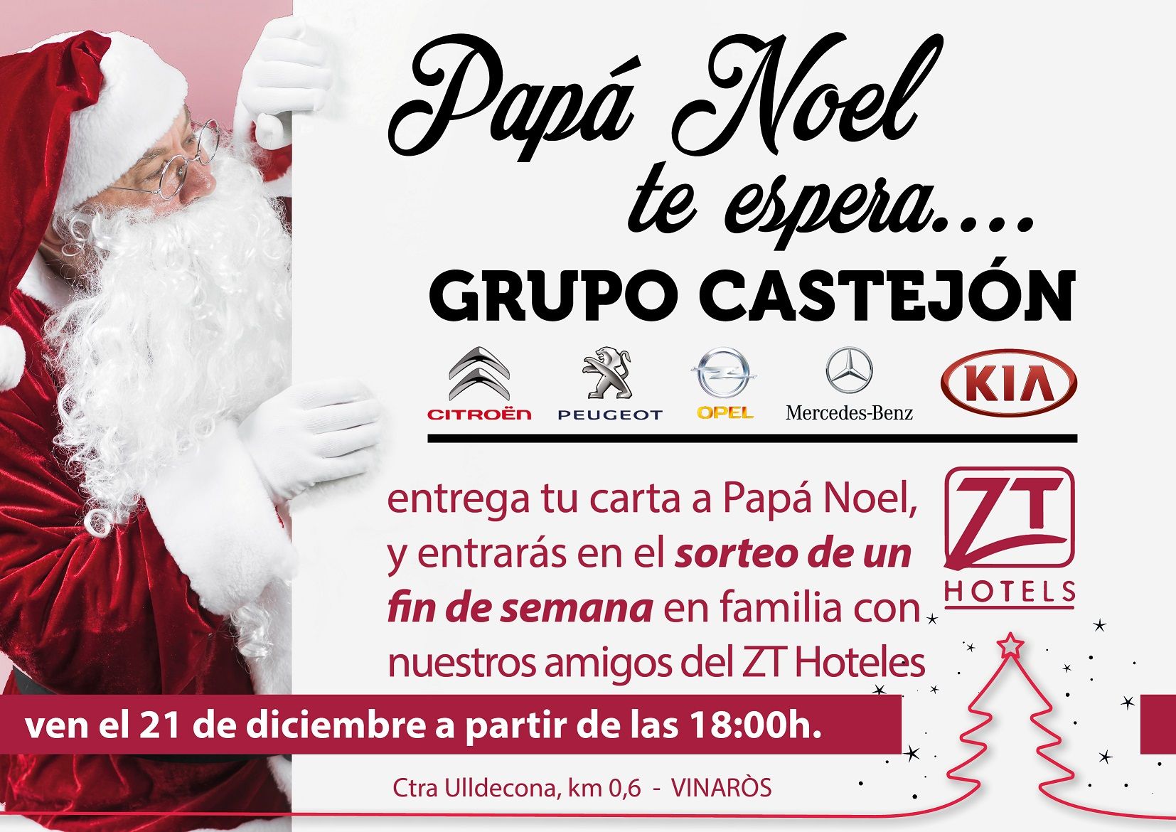 Papá Noel te espera en Grupo Castejón Papá Noel te espera en Grupo Castejón