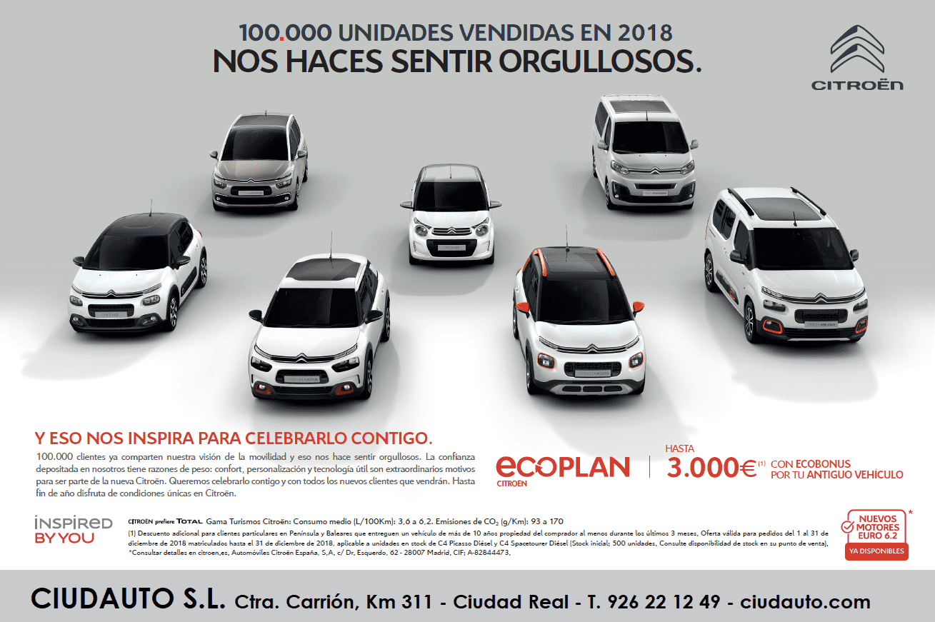 100.000 UNIDADES VENDIDAS EN 2018. NOS HACES SENTIR ORGULLOSOS. 100.000 UNIDADES VENDIDAS EN 2018. NOS HACES SENTIR ORGULLOSOS.