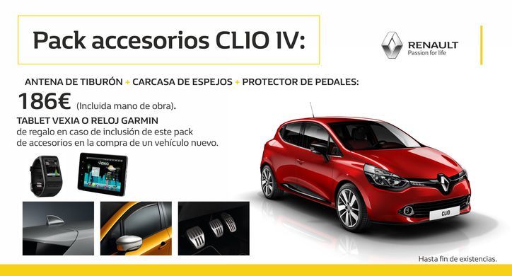Pack de Accesorios Renault Clio IV Pack de Accesorios Renault Clio IV