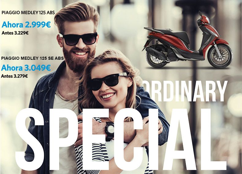 Afronta el tráfico urbano al mejor precio con la Piaggio Medley 125 Afronta el tráfico urbano al mejor precio con la Piaggio Medley 125