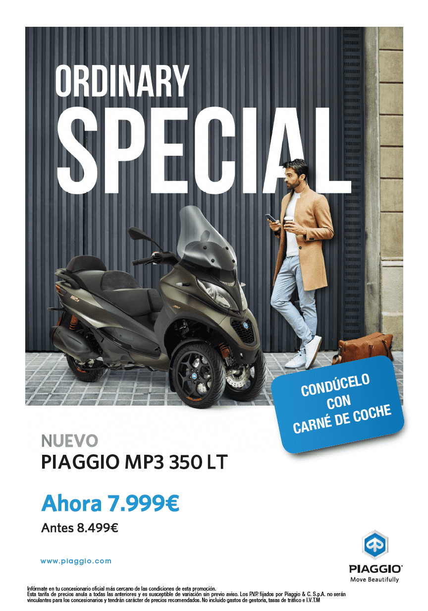NUEVA MP3 350LT CON CARNET DE COCHE NUEVA MP3 350LT CON CARNET DE COCHE
