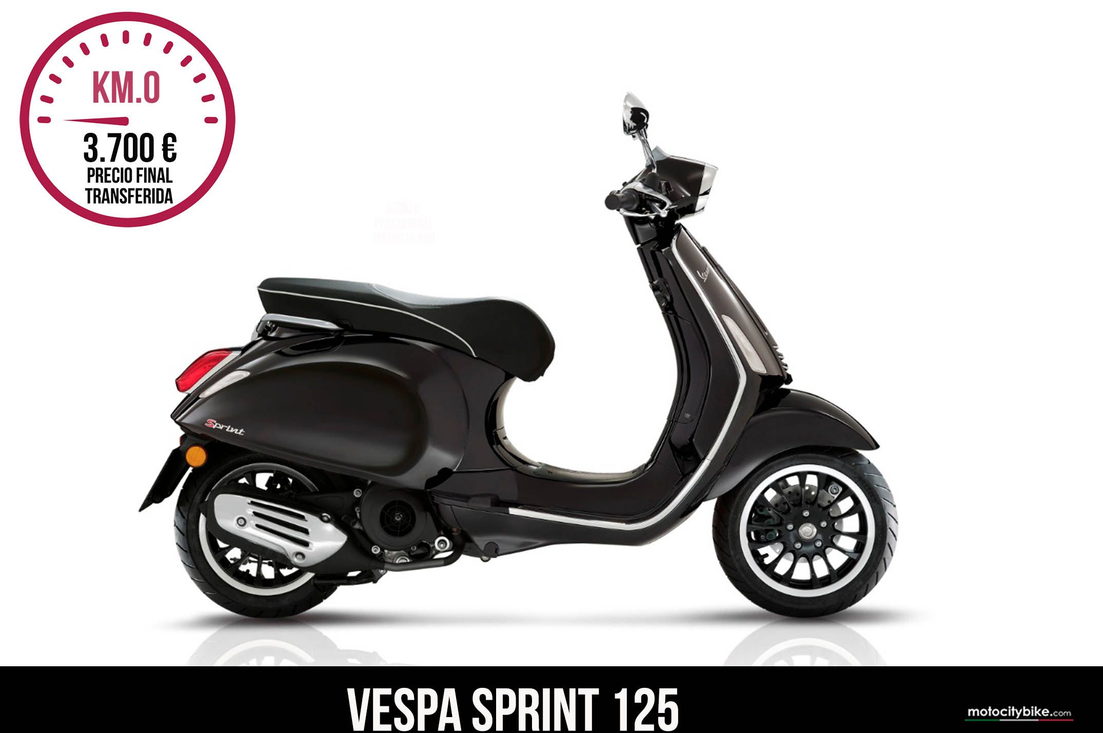Vespa Sprint negra 125 Vespa Sprint negra 125