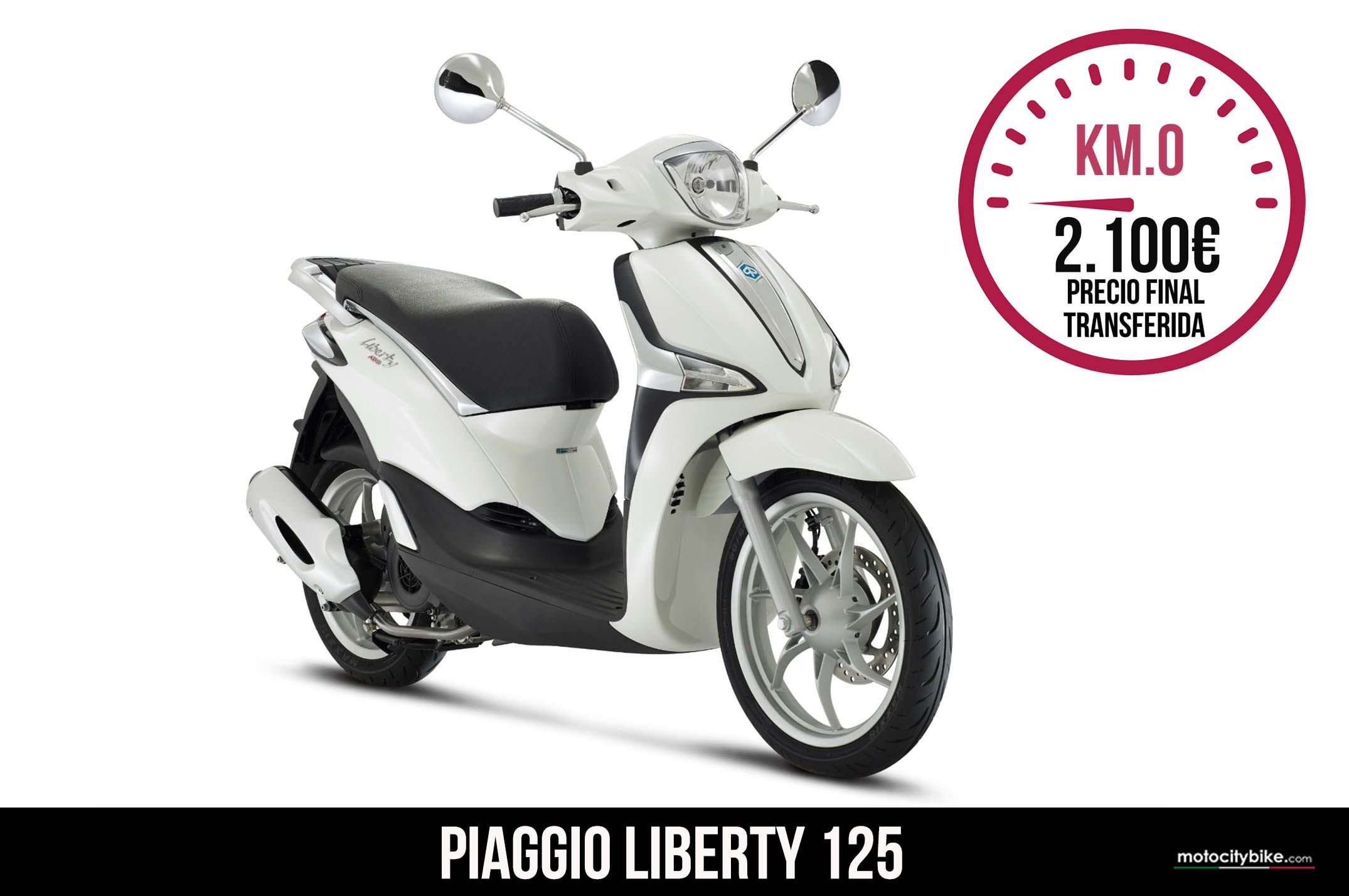 Piaggio Liberty 125 blanca Piaggio Liberty 125 blanca